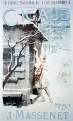 Cigale, Ballett von Jules Massenet, choreografiert von Henri Cain im Théâtre National de l